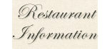 Restaurant Information